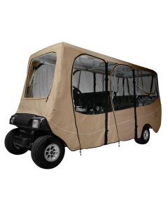 Fairway Deluxe Golf Buggy Enclosure Extra Long Roof Khaki 